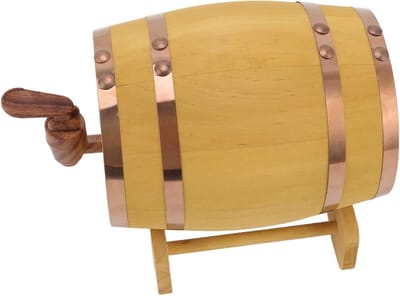Houten wijnvat van 1,5 liter voor whiskey en sterke dranken, perfect voor rijping en opslag