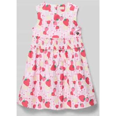 Jurk met logodetail model 'Poplin'
