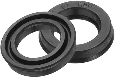 Oil Seal 16x24x5mm, 2 Stuks Nitril Rubber Lip Seals voor Radiale As, Geschikt voor Motoren en Afvoerpluggen, Zwart