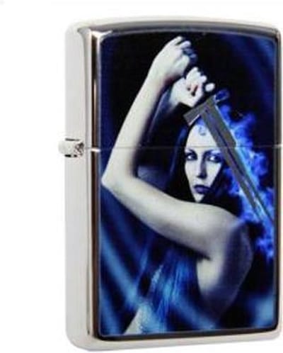 Zippo aansteker Woman With Sword