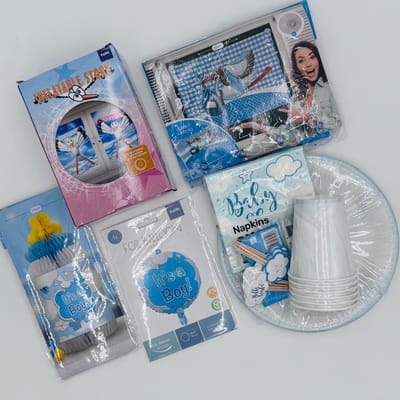| RICH DAYS | Geboorte Decoratie | Ooievaars Versiering | Baby Boy | Versierpakket |