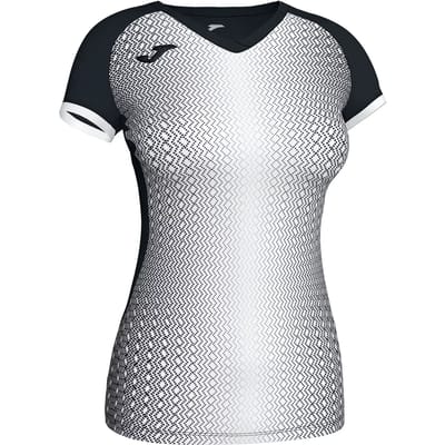 Joma Supernova T-shirt Met Korte Mouwen Wit,Zwart L Vrouw