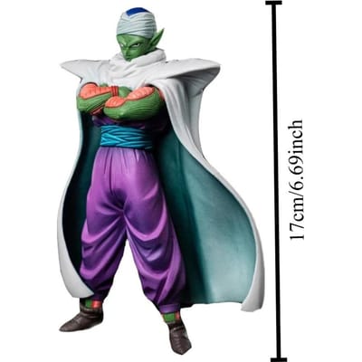 Anime Dragon Ball Cape Bick Personnage Flûte Courte Action Grand Roi Démon Statue en PVC Poupée Décoration Modèle Jouet Cadeau de Noël black