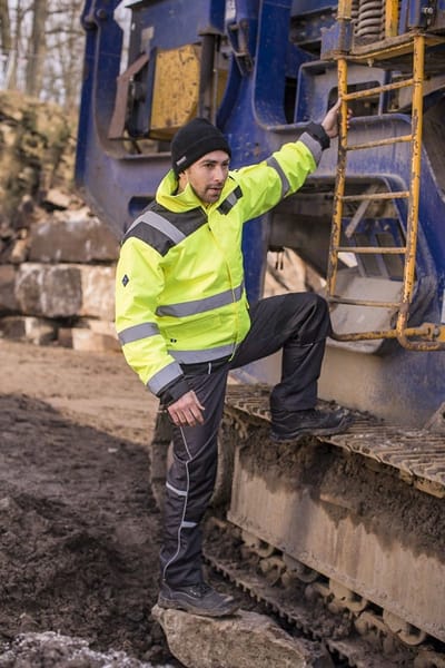 Terrax Workwear Waarschuwingsjas voor piloten, geel