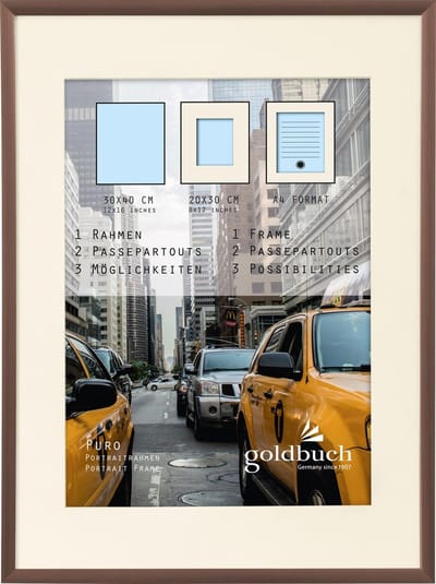 Goldbuch - Fotolijst Puro - Bruin - 20x30 cm (30x40 cm)