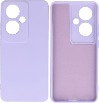 Hoesje Geschikt voor de Oppo Reno 11F - Fashion Backcover Hoesje - Colorful Telefoonhoesje - Paars