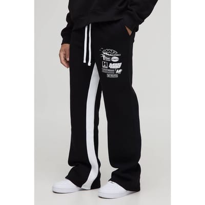 Relaxte Moto Flare Jogger | Black | Size Small