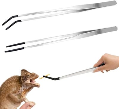 Dailygoods- Pincet Set van 2 - Roestvrij Staal - Lange Pincet