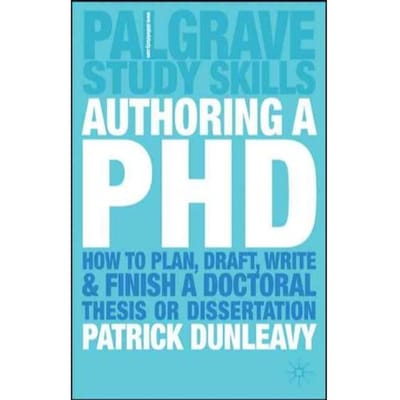 Authoring A Phd - Patrick Dunleavy