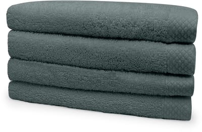 Eleganzzz Handdoeken Set - Set van 4 - Handdoek 50x100cm - 420 gr/m2 - 100% Katoen - olive green