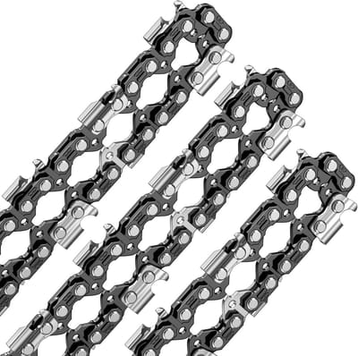 Zaagketting 35cm - Kettingzaagketting Reserveketting - Snoeien Hagen - Hoge Kwaliteit - 3 Stuks - Metaal