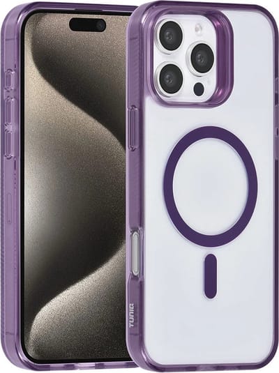 Back cover case - Magsafe silicone Hoesje Geschikt voor: iPhone 16 Pro Max - Paars