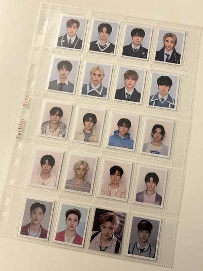 NachimBear K-Pop A4 Mini ID Binder Pages