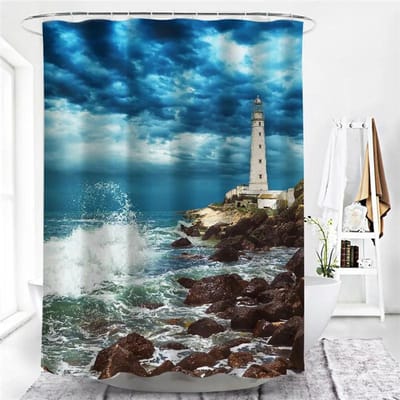 Grappige Baden Rubberen Eendjes Douchegordijnen Kinderen Huis Badkamer Decor Verduisterend Scherm Waterdichte Stof Douchegordijn Cortina W150H180(CM)-1 Pcs