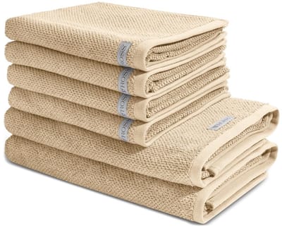 Ross Sonstiges 4 X handdoek 2 X douchehanddoek - Handdoekset Selection - Organic Cotton
