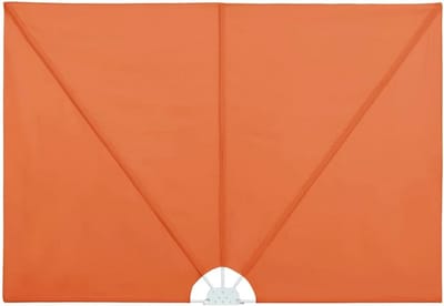 Zijwindscherm Inklapbaar - 240 x 160 cm - Balkonscherm voor Privacy & Zonwering - Terracotta - Waterafstotend & UV-bestendig - Muurmontage