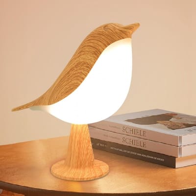 GELLDG Nachtlampje - Draadloze bureaulamp - Draadloze aanraakdimfunctie - 3000K-6000K - Oplaadbare LED-bureaulamp - Geschikt voor binnen - Nachtlampje voor kinderen - Oplaadbaar - 1800mAh - Warm wit, wit en koel wit licht - Decoratieve lamp