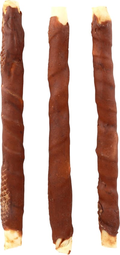 Flamingo R'hide - Snack Honden - R'hide Staaf Met Konijn 30mm 25cm 3st 240g - 3st - 132660 - 3st