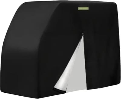 Vorkheftruck Opbergafdekking - Machine Beschermhoes - Apparatuur Beschermen - Reflecterende Strepen - 254 x 115 x 204 cm - Grijs