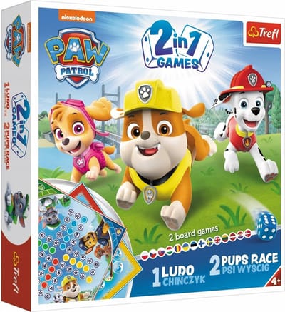 Trefl Paw Patrol 2-in-1 Bordspelpop Veelkleurig