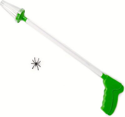 Spinnenvanger - Spinnenvanger Lange Steel - Spider Catcher - Insectenvanger - Insectenvanger Diervriendelijk - Groen