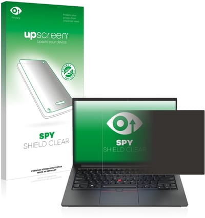 upscreen - privacy screenprotector voor Lenovo ThinkPad E14 Gen 4 - Folie Beschermfolie Blauwlichtfilter