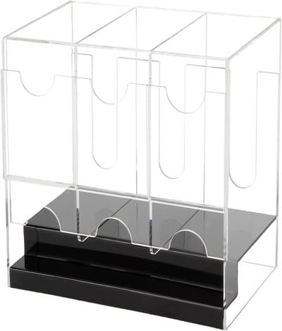 Booster Box Dispenser - Kaart Opslag - Collectie Beheer - 3 Sleuven Ontwerp - 23 x 13 x 24.5 cm