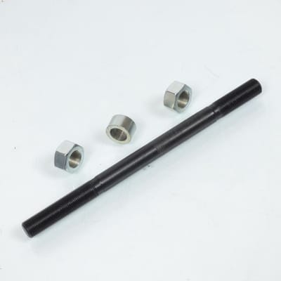 achterwielas voor peugeot 103 rcx bromfiets Ø12mm l182mm m12 p100 bromfiets bromfiets