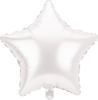 Foil balloon - Star white