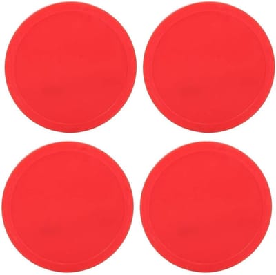 Vervangende Air Hockey Pucks - Set van 4 Stuks, Perfect voor Spellen en Gezelligheid Thuis, Ideaal voor Familieplezier en Training