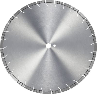 Diamantzaagblad (Diamantschijf) - Betonzaagblad 45 cm (450 mm) - Nat & Droog - 12 mm Segmenthoogte - Asgat 25,4 mm - Gesegmenteerd - Voor Beton, Tegels, Baksteen, Cementplaten
