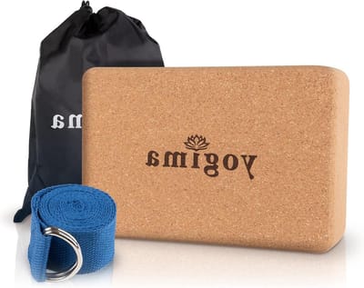 Yogablok 183 cm kurk natuurrubber antislip stretchoefeningen yoga pilates fitness-accessoires