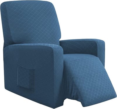 Elastic Stoelhoes voor Volledige Bescherming van Ligstoelen - UV-bestendig, Waterdicht en Ademend (Jeansblauw)