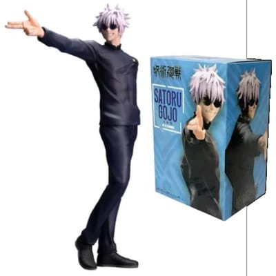 17cm Japanse Anime Jujutsu Kaisen Figuur Gojo Satoru Actiefiguur PVC Model Speelgoed Verzamelsieraad Staand Kinderen Cadeaus