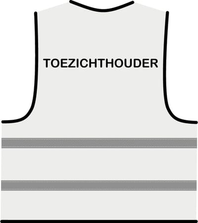 Hesje toezichthouder wit