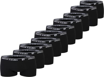 Pierre Cardin - Heren Boxershorts 10-Pack - Zwart - katoen - Maat L