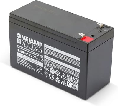 Oplaadbare 12V 7Ah loodbatterij met FASTON connectoren