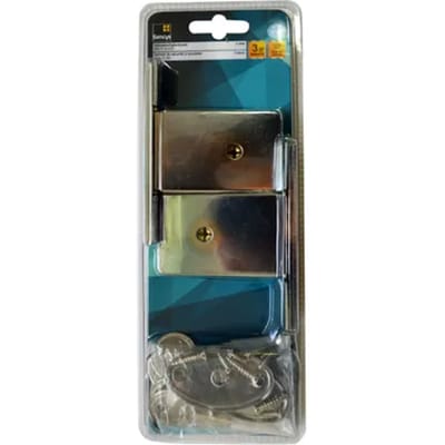 Sencys Insteekslot Veiligheidsslot 831 - Verchroomd - 2 Stuks