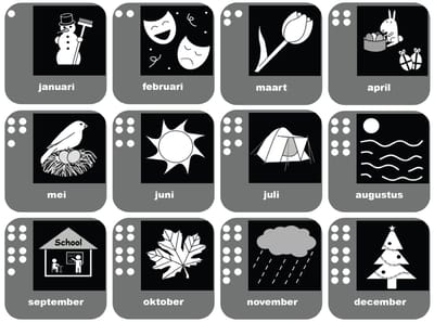 Magnetische pictogrammen | MAANDEN VAN HET JAAR | EasyAuti