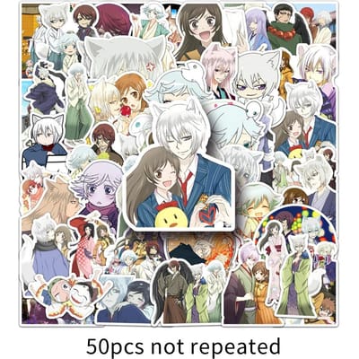 50 stuks Kamisama Love Zelfklevende Anime Stickers Manga Cartoon Meisjes Kamisama Kiss Kawaii Tekening Doodle Graffiti Decoraties