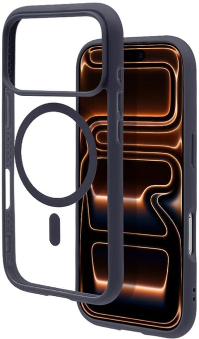 Force Case, Hoesje geschikt voor iPhone 17 Pro - MagSafe Anti-Shock 3m & 360° Bescherming Versterkt, Blauw