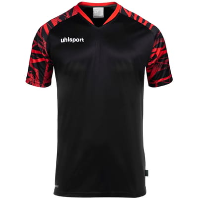 Uhlsport Goal 25 Shirt Kind Zwart-Rood Maat 116