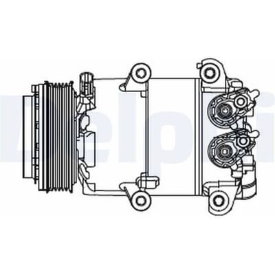 Airco-compressor DELPHI CS20466