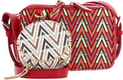 VALENTINO Schoudertas Tonic Haversack Rosso / Multicolor Veelkleurig