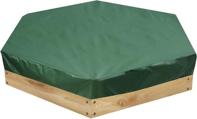 Zandbakhoes - Zandbak afdekking - Zandbak Beschermen - Waterdicht Stofdicht - 230 x 200 cm - Groen