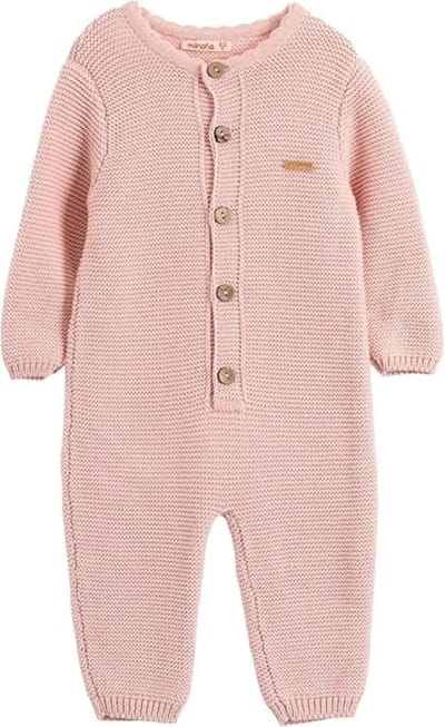 Minora gebreide baby kleding jongens-Unisex boxpakje- Baby kleding meisjes- Maat 80/ 9-12 Maanden-Newborn overalls winter- Baby kleding jongens-Pink-Kraamcadeau - Babyshower Cadeau- Sinterklaas