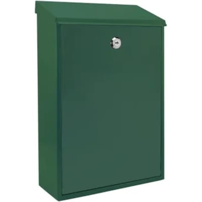 Sencys Wandbrievenbus 70 - Staal - Groen - 25x40x10cm