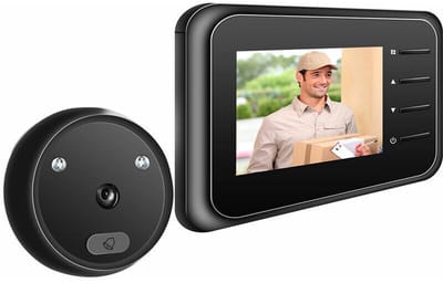 WiFi Deurbel Deurspion Camera - 2.4 inch TFT LCD Scherm - 120° Groothoeklens - Nachtzicht - Automatische Foto - TF Kaart Ondersteuning - Batterijvoeding
