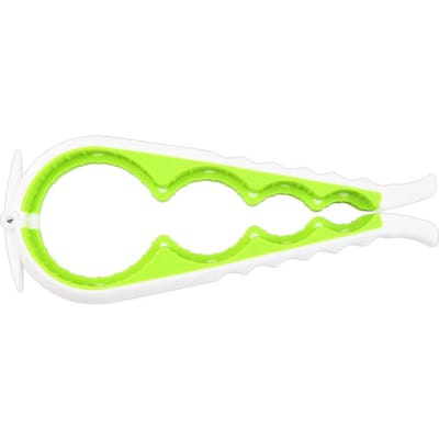 Ouvre-bouteille quatre en un, Tournevis pour bouchon de conserve ménager, Artefact d'ouverture de conserve et d'ouverture de bouteille multifonctionnel en caoutchouc souple PVC