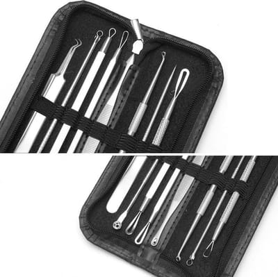 professionele 8-delige mee eters / acne set